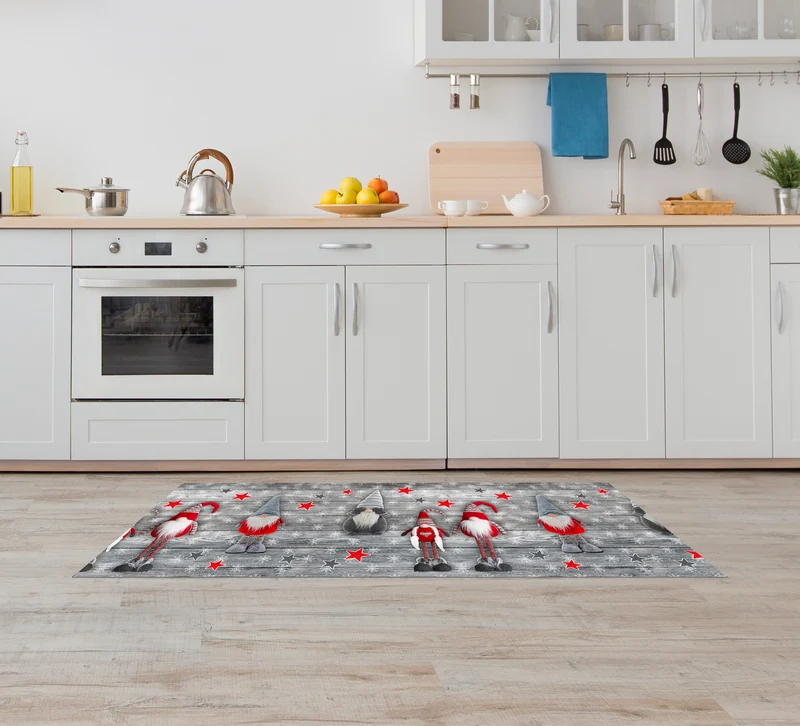 Tappeto Natale Cucina Antiscivolo Made in Italy Passatoia Natalizia Il Gruppone
