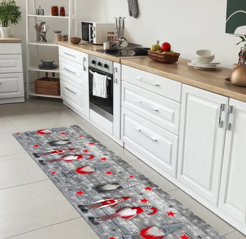 Tappeto Natale Cucina Antiscivolo Made in Italy Passatoia Natalizia Il Gruppone