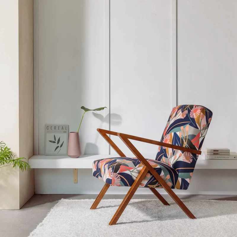 Retrostar Sessel - Spring Flower Red