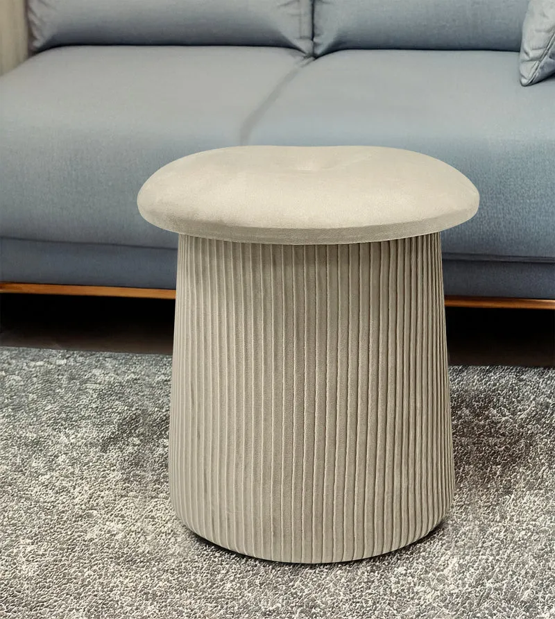 Pouf Contenitore in Velluto a Forma di Fungo Poggiapiedi Il Gruppone