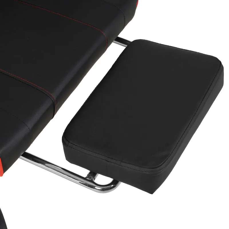 Sedia da Gaming Massaggiante,Sedia Gamer Con Poggiapiedi Il Gruppone