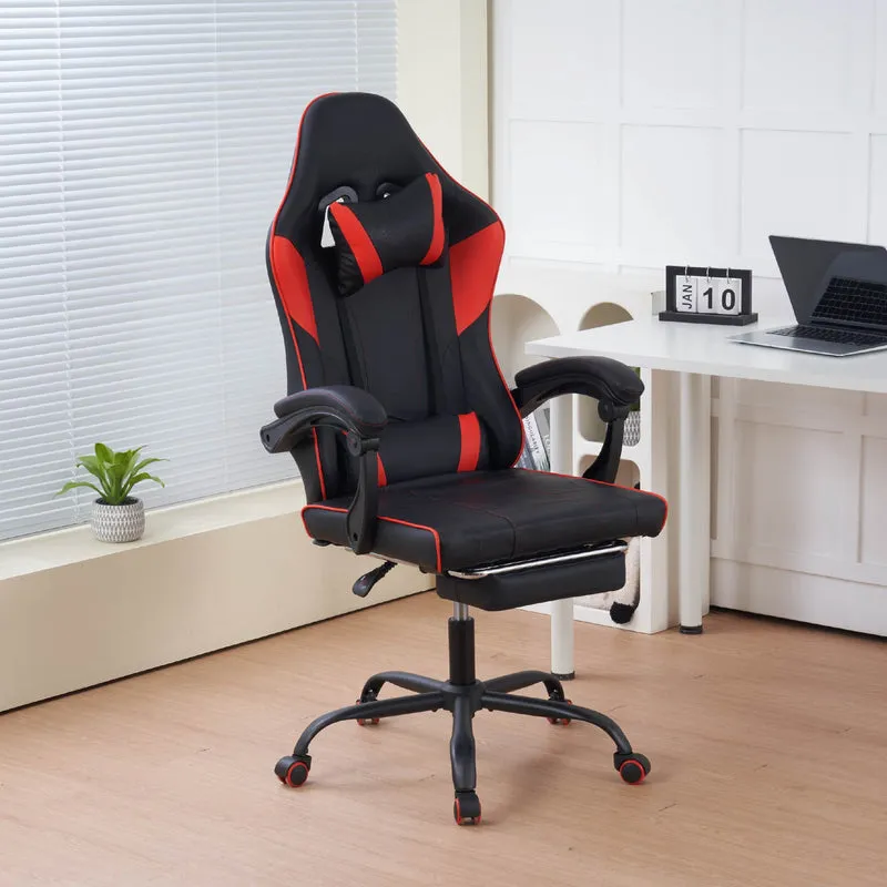 Sedia da Gaming Massaggiante,Sedia Gamer Con Poggiapiedi Il Gruppone