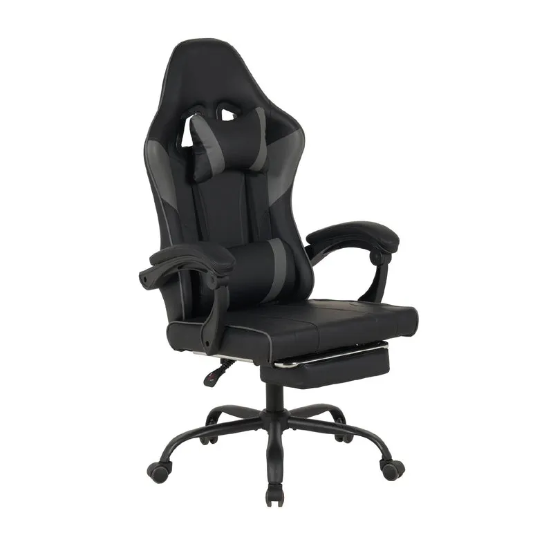 Sedia da Gaming Massaggiante,Sedia Gamer Con Poggiapiedi Il Gruppone