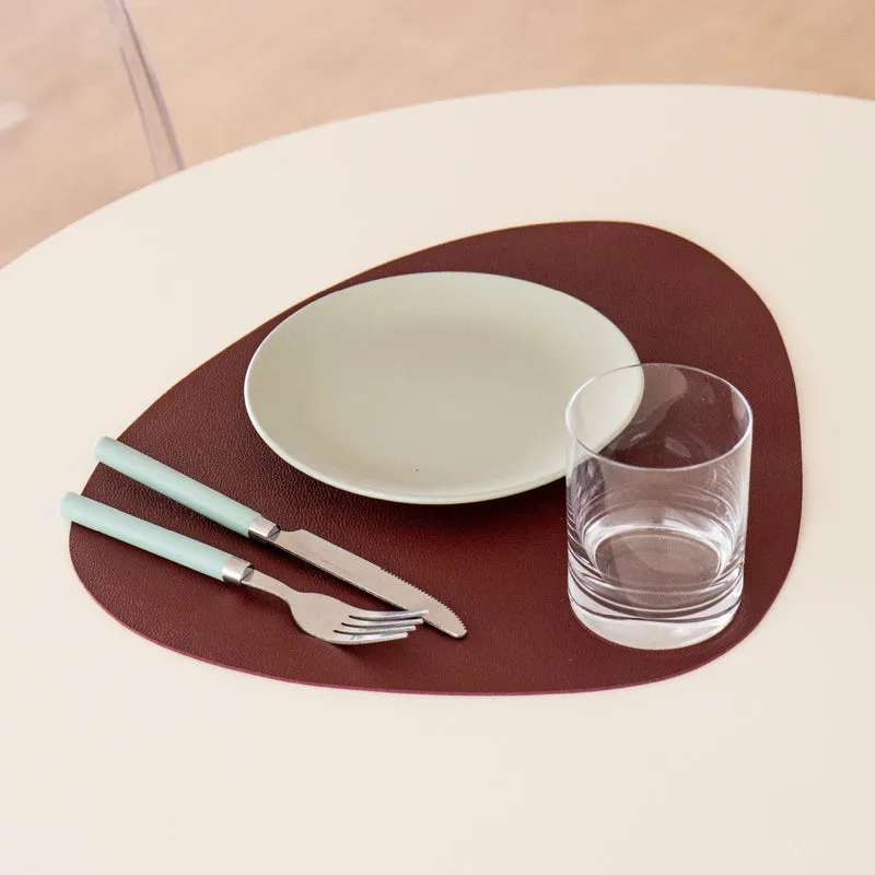 Set 4 Tovagliette Americane Eleganti in Similpelle Antimacchia e Impermeabili Il Gruppone