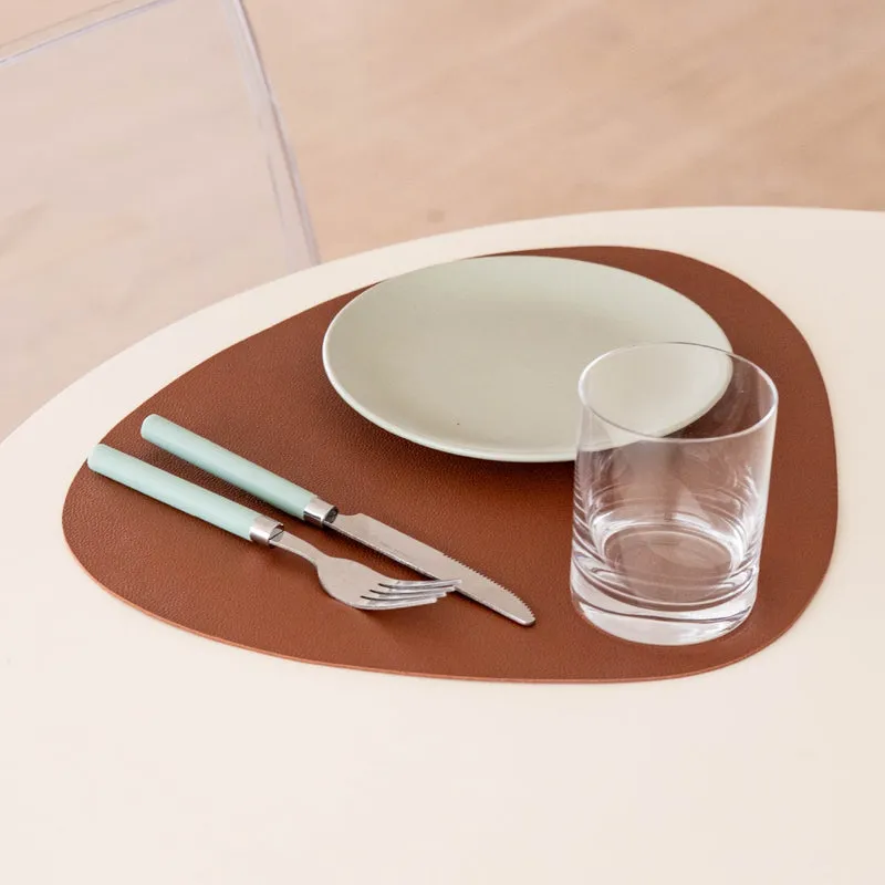 Set 4 Tovagliette Americane Eleganti in Similpelle Antimacchia e Impermeabili Il Gruppone