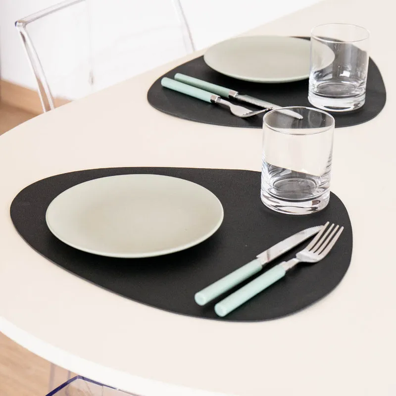 Set 4 Tovagliette Americane Eleganti in Similpelle Antimacchia e Impermeabili Il Gruppone