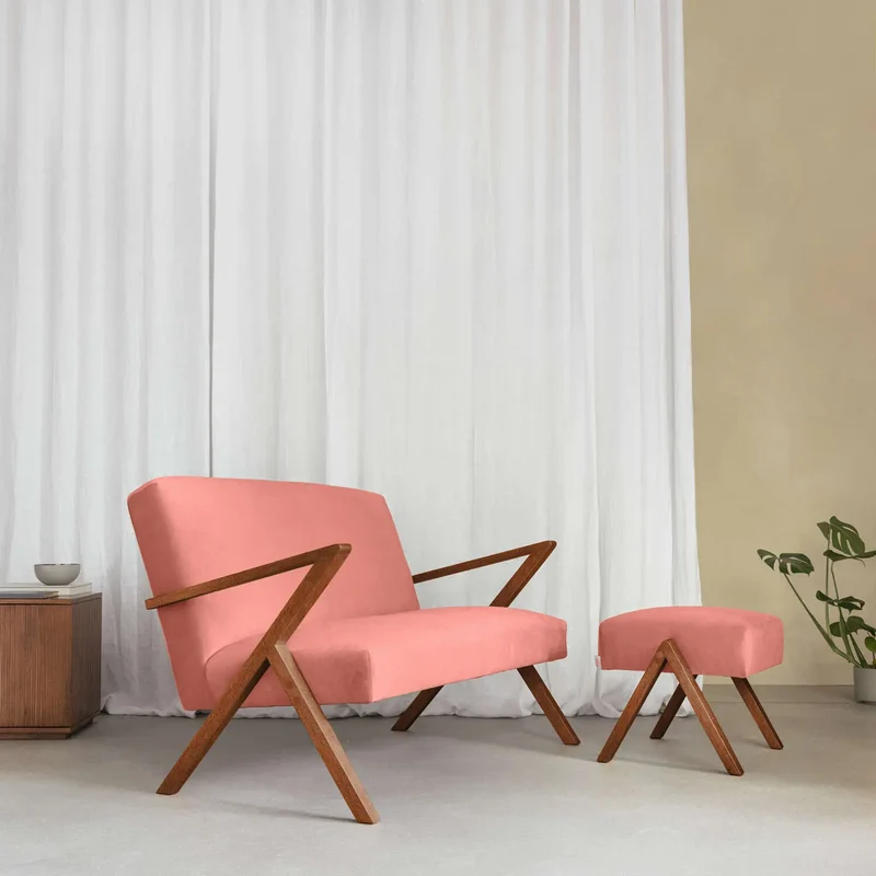 Retrostar 2er Sofa - Velvet Line
