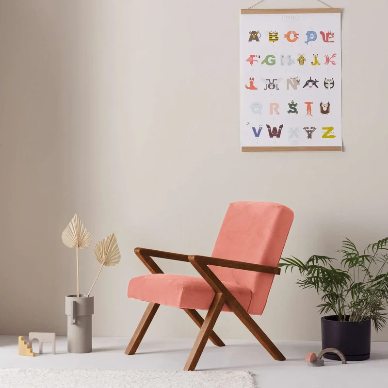 Kinder Retrostar Sessel - Velvet Line