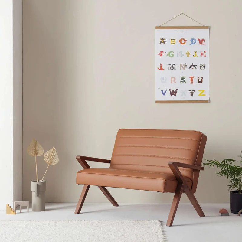 Kinder Retrostar 2er Sofa - Leder Premium