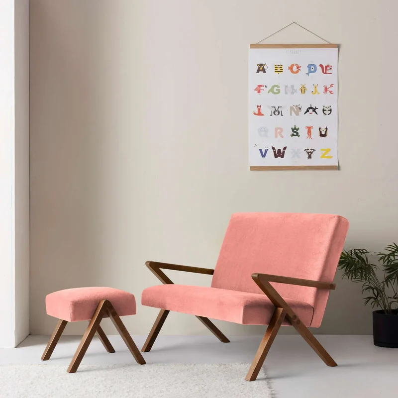 Kinder Retrostar 2er Sofa - Velvet Line