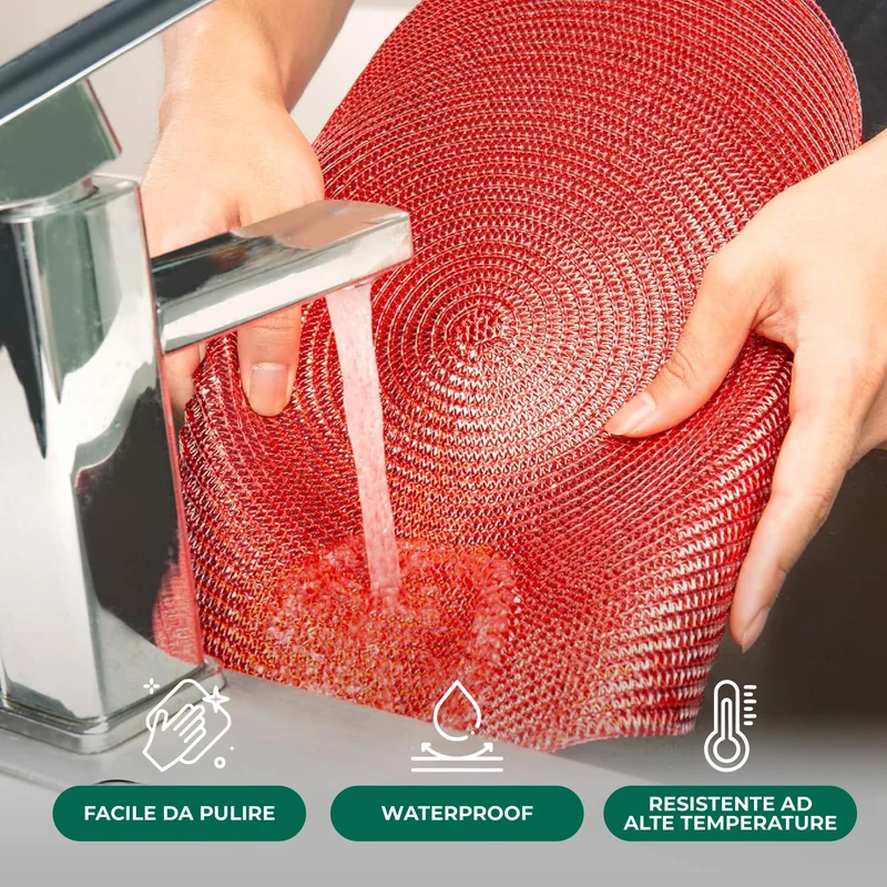 Set 4 Sottopiatti Natalizi Rotondi Ø38 cm Eleganti per Decorare la Tavola Il Gruppone