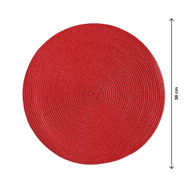 Set 4 Sottopiatti Natalizi Rotondi Ø38 cm Eleganti per Decorare la Tavola Il Gruppone