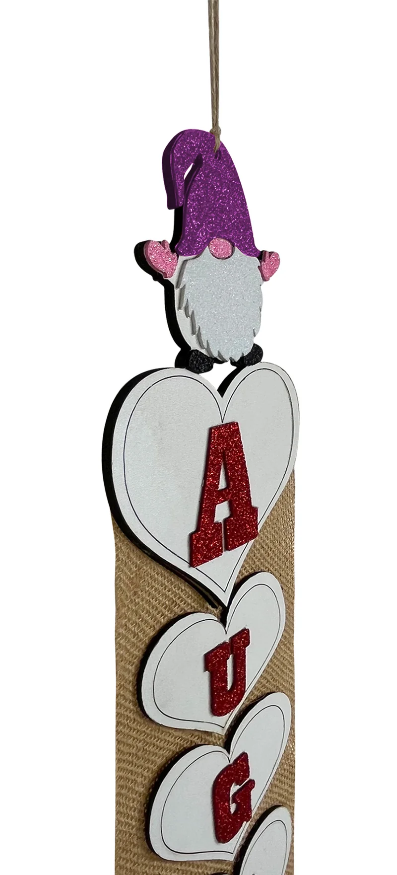 Decorazione Da Appendere Porta Auguri Natale Gnomi Ornamento Addobbi Scritta Auguri Idea Regalo Coccarda