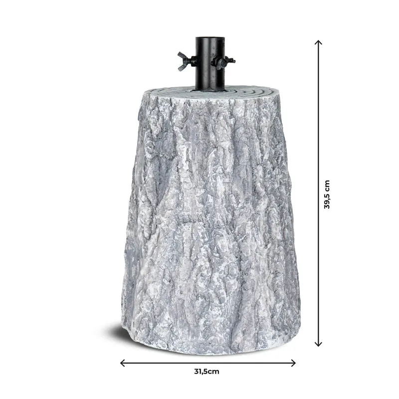 Base Tronco Decorativa per Albero di Natale Finto Ceppo Effetto Legno Il Gruppone