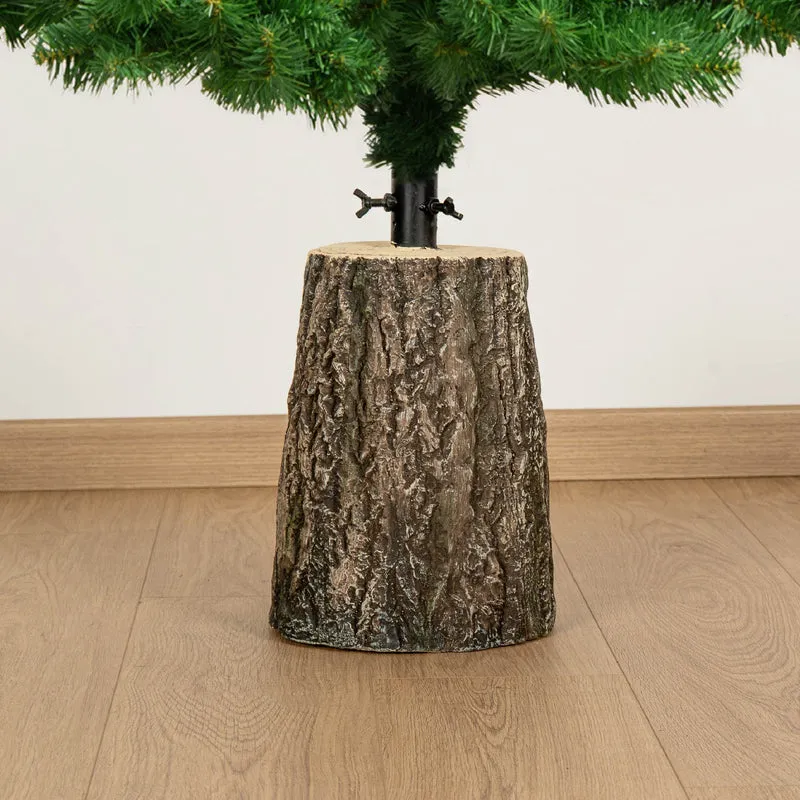 Base Tronco Decorativa per Albero di Natale Finto Ceppo Effetto Legno Il Gruppone