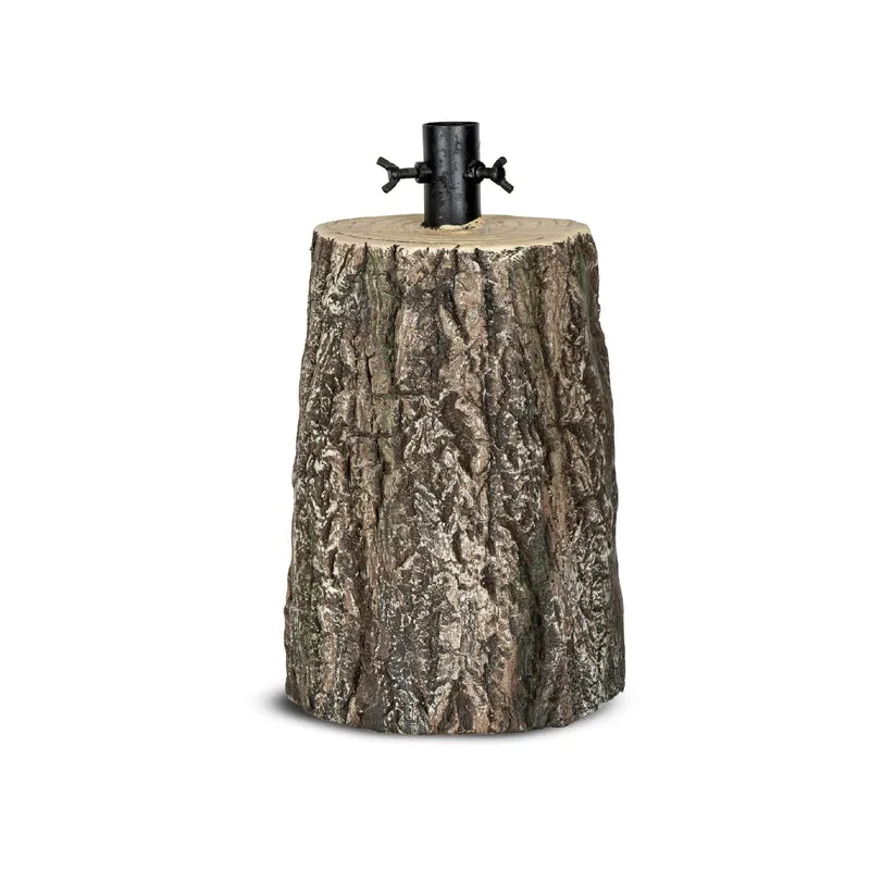 Base Tronco Decorativa per Albero di Natale Finto Ceppo Effetto Legno Il Gruppone