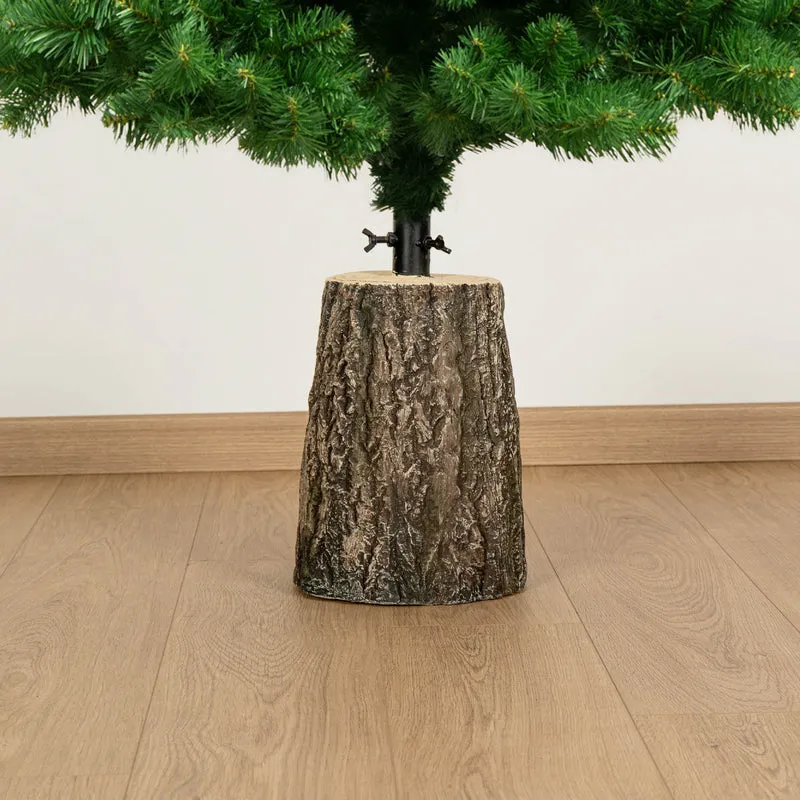 Base Tronco Decorativa per Albero di Natale Finto Ceppo Effetto Legno Il Gruppone