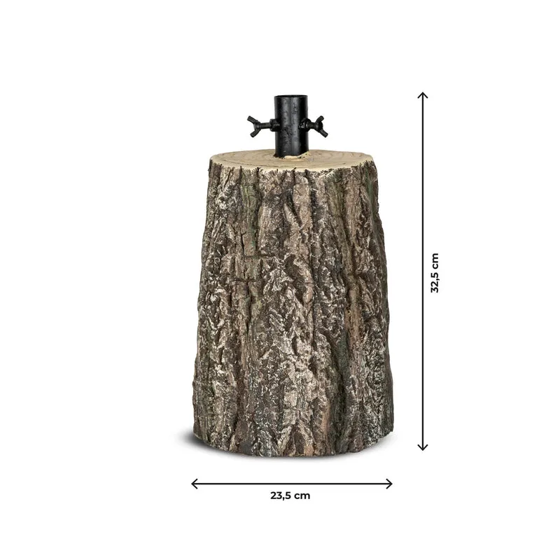 Base Tronco Decorativa per Albero di Natale Finto Ceppo Effetto Legno Il Gruppone