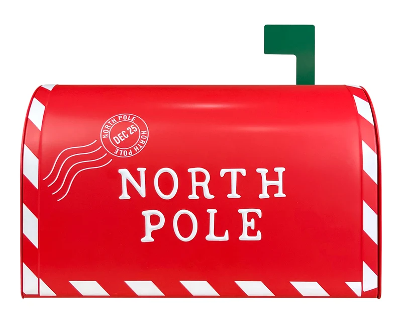 Cassetta Delle Lettere Di Babbo Natale In Metallo Decorazione Natalizia Idea Regalo Il Gruppone
