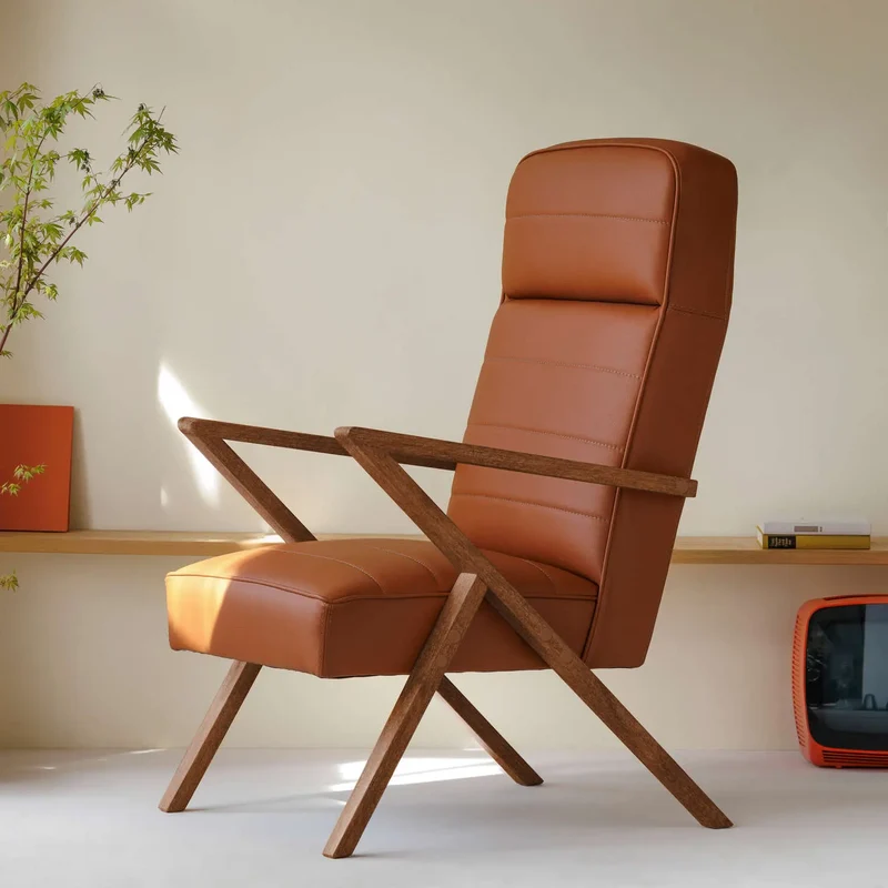 Retrostar Lounge Sessel - Leder Premium