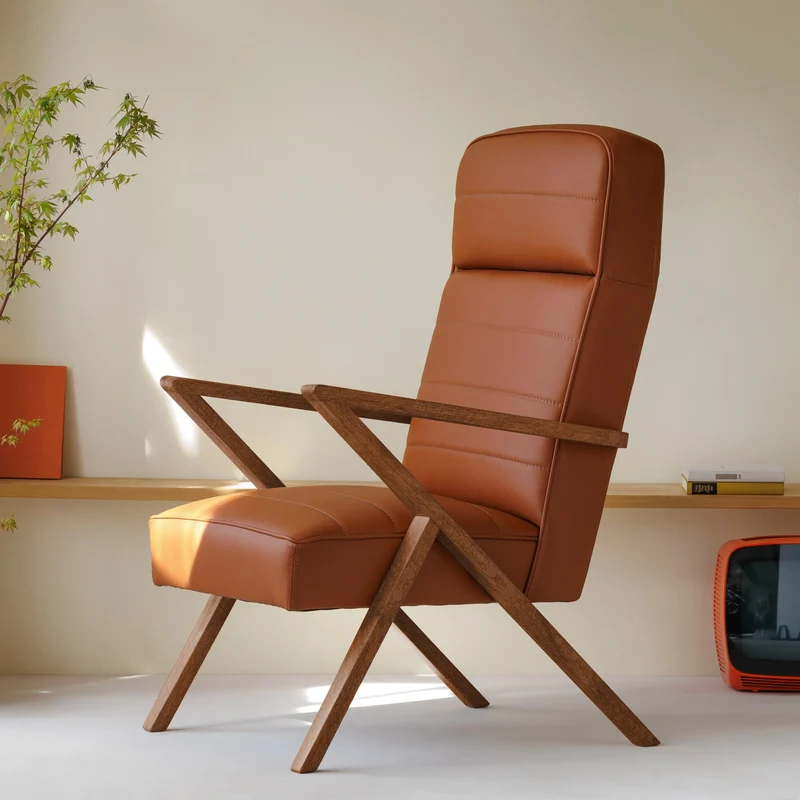 Retrostar Lounge Sessel - Leder Premium