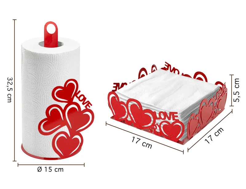 Set Accessori Cucina 2/4 Pezzi Porta Scottex Portatovaglioli Vassoio Grande Da Portata Portafrutta Centrotavola Metallo Design Moderno