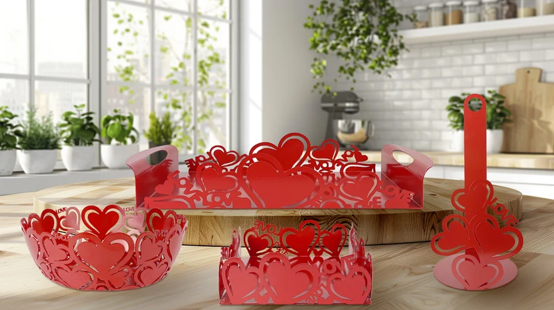 Set Accessori Cucina 2/4 Pezzi Porta Scottex Portatovaglioli Vassoio Grande Da Portata Portafrutta Centrotavola Metallo Design Moderno