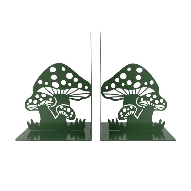 Set 2 Pezzi Fermalibri In Metallo Antigraffio Per Mensole Libreria Design Moderno Supporto Porta Libro Antiscivolo
