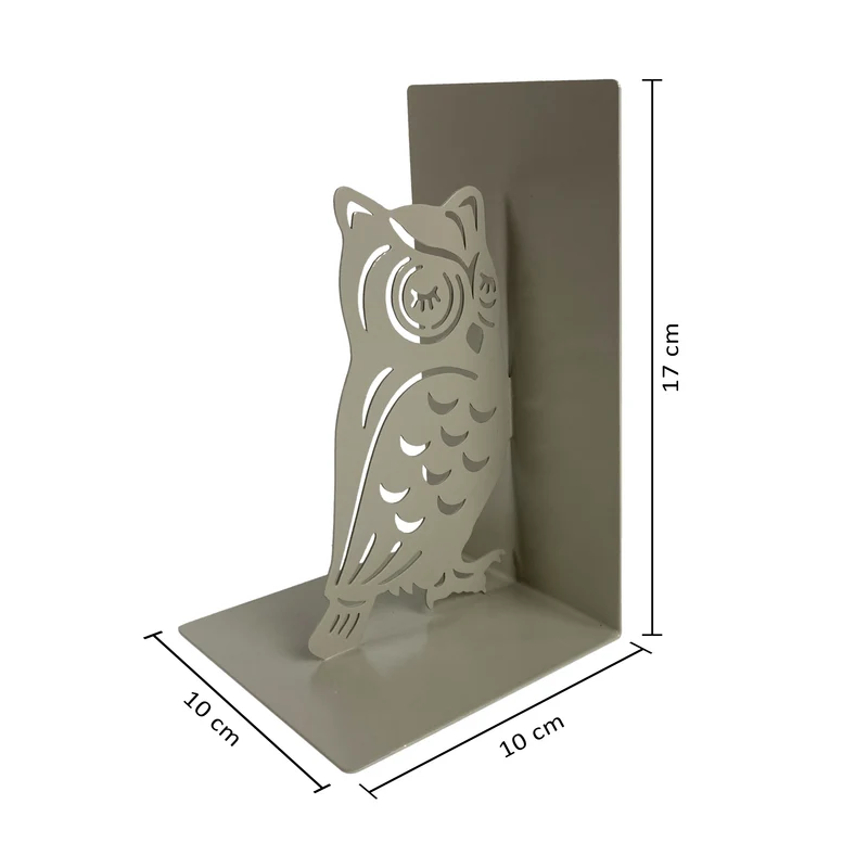 Set 2 Pezzi Fermalibri In Metallo Antigraffio Per Mensole Libreria Design Moderno Supporto Porta Libro Antiscivolo