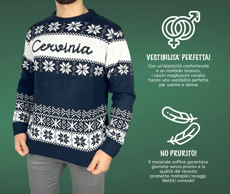 Maglione Natalizio Unisex Uomo Donna Maniche Lunghe Vestibilità Perfetta Senza Prurito Maglioncino Pullover Natale Idee Regalo Maglioni Di Natale Di Coppia Famiglia