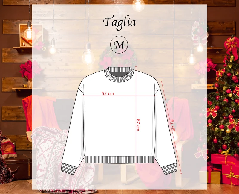 Maglione Natalizio Unisex Uomo Donna Maniche Lunghe Vestibilità Perfetta Senza Prurito Maglioncino Pullover Natale Idee Regalo Maglioni Di Natale Di Coppia Famiglia