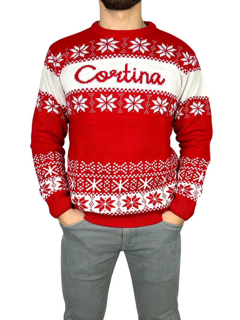 Maglione Natalizio Unisex Uomo Donna Maniche Lunghe Vestibilità Perfetta Senza Prurito Maglioncino Pullover Natale Idee Regalo Maglioni Di Natale Di Coppia Famiglia
