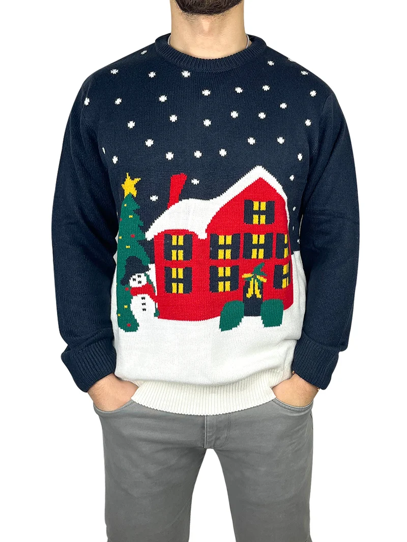 Maglione Natalizio Unisex Uomo Donna Maniche Lunghe Vestibilità Perfetta Senza Prurito Maglioncino Pullover Natale Idee Regalo Maglioni Di Natale Di Coppia Famiglia