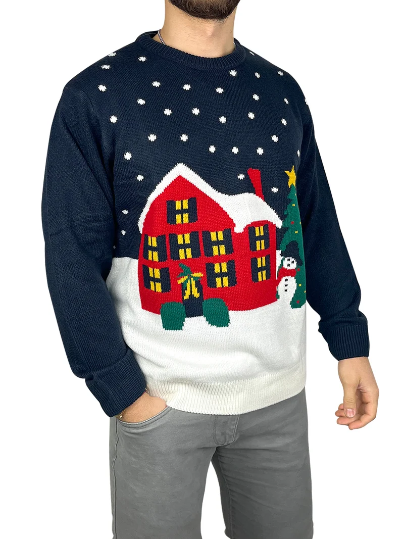 Maglione Natalizio Unisex Uomo Donna Maniche Lunghe Vestibilità Perfetta Senza Prurito Maglioncino Pullover Natale Idee Regalo Maglioni Di Natale Di Coppia Famiglia