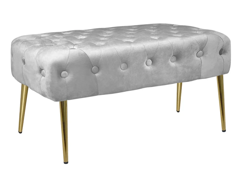 Panca Imbottita Divanetto In Velluto Sgabello A Pie Di Letto Il Gruppone