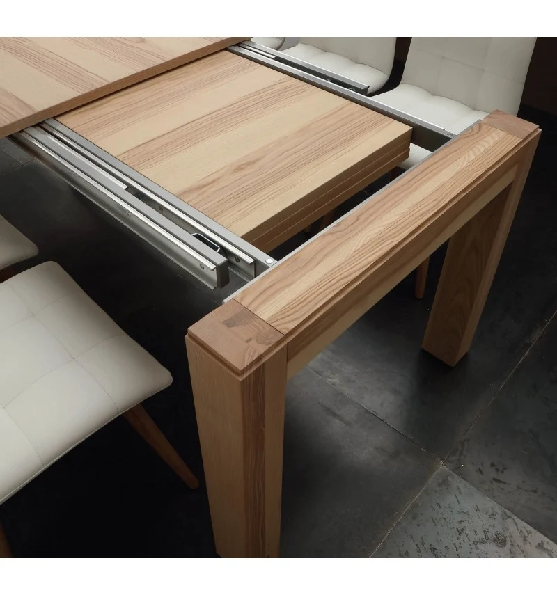 Tavolo moderno Contemporaneo allungabile colore naturale cm 140/290x90x77h