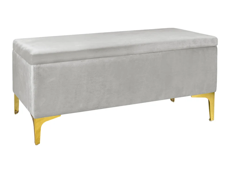 Pouf Panca Imbottita Divanetto In Velluto Contenitore Porta Oggetti Panca Sgabello il Gruppone