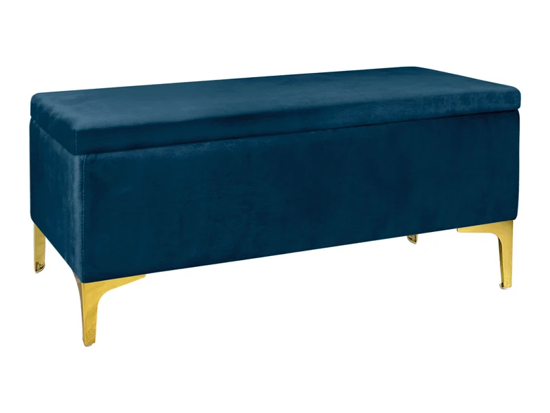 Pouf Panca Imbottita Divanetto In Velluto Contenitore Porta Oggetti Panca Sgabello il Gruppone