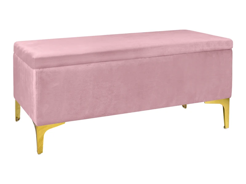 Pouf Panca Imbottita Divanetto In Velluto Contenitore Porta Oggetti Panca Sgabello il Gruppone