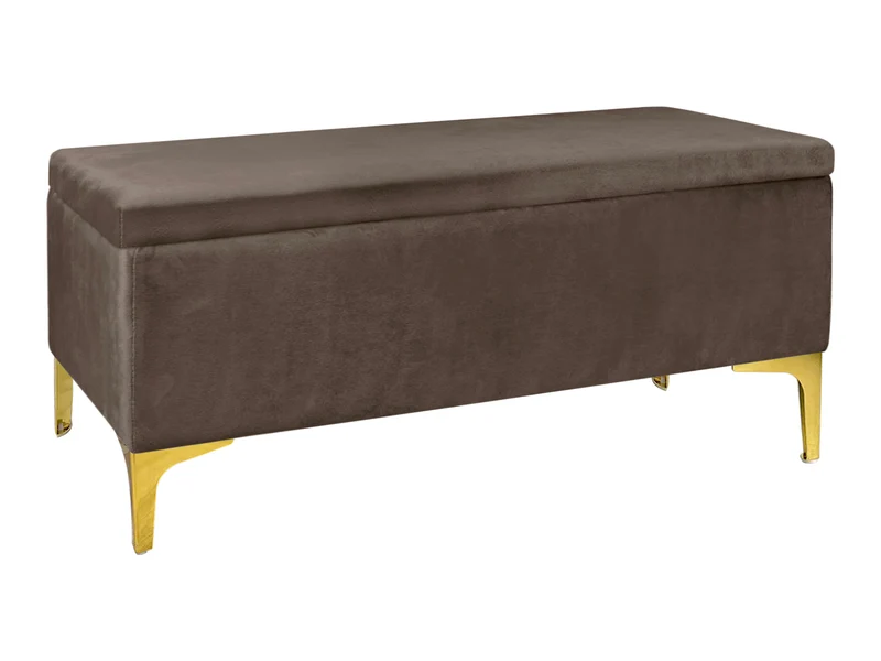 Pouf Panca Imbottita Divanetto In Velluto Contenitore Porta Oggetti Panca Sgabello il Gruppone