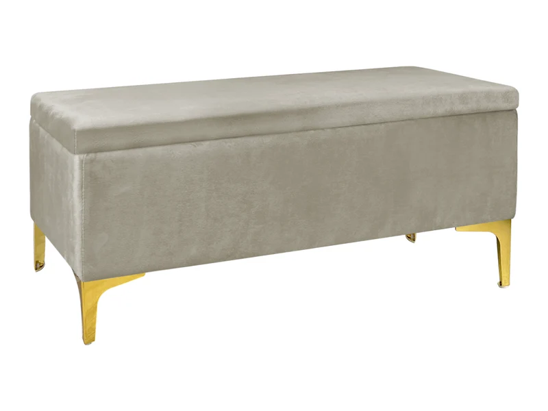 Pouf Panca Imbottita Divanetto In Velluto Contenitore Porta Oggetti Panca Sgabello il Gruppone
