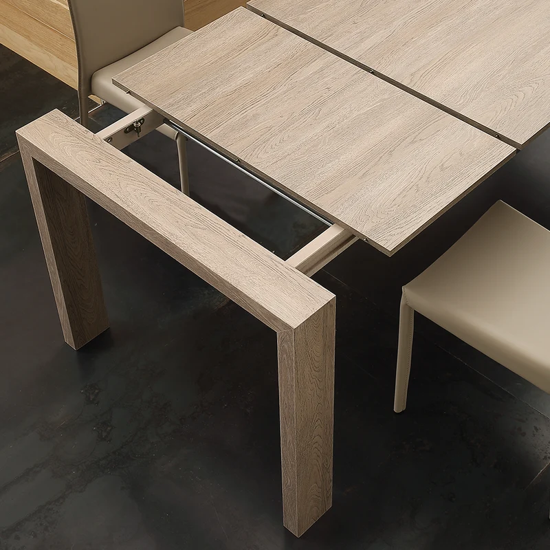 Moderno - Tavolo allungabile da pranzo moderno cm 140/200x90x75h - vari colori