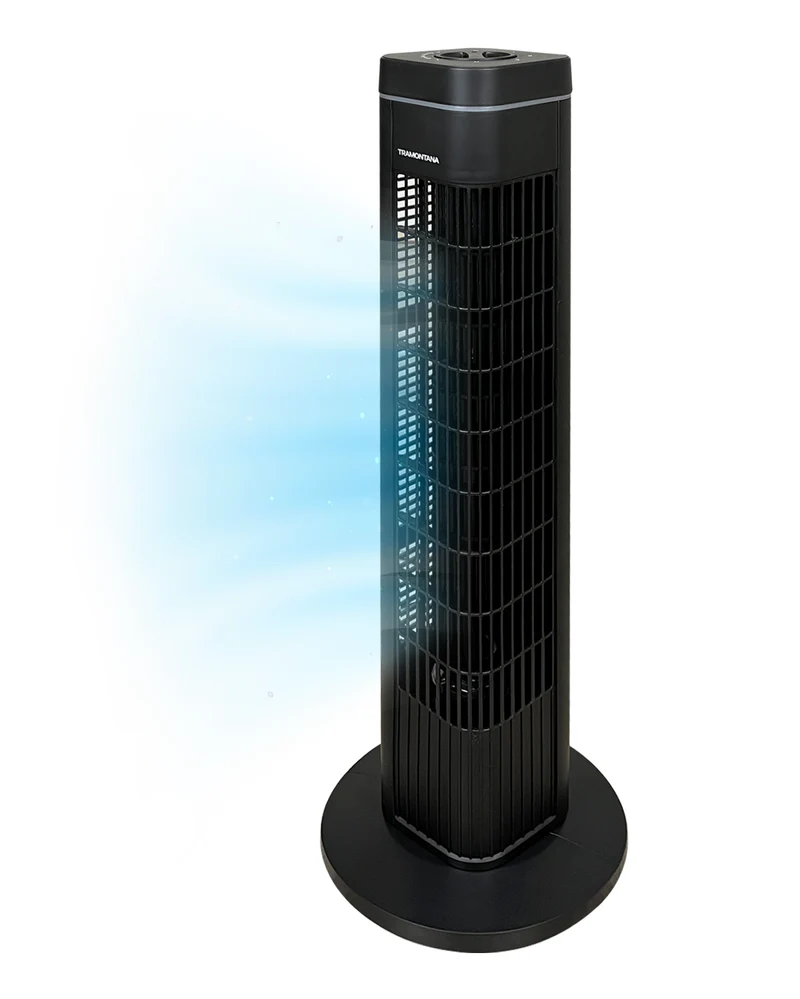 Ventilatore a Torre 50W 3 Velocità Oscillante Design Moderno Elegante Il Gruppone