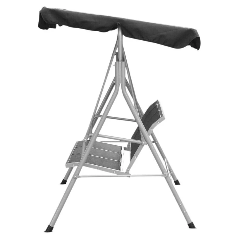 Dondolo Da Giardino 3 Posti Con Tetto Parasole Struttura In Acciaio 170x115x153 Cm Il Gruppone
