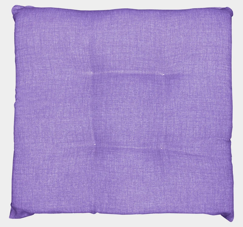 Set Cuscini per Sedia Imbottiti 6 cm con Lacci 4 Punti in Cotone 40x40 Made in Italy Il Gruppone