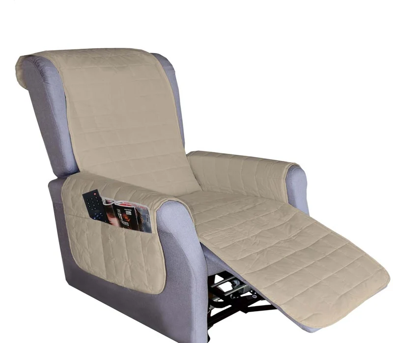 Copripoltrona Trapuntato per Poltrona Reclinabile Relax con Doppie Tasche Made in Italy Il Gruppone