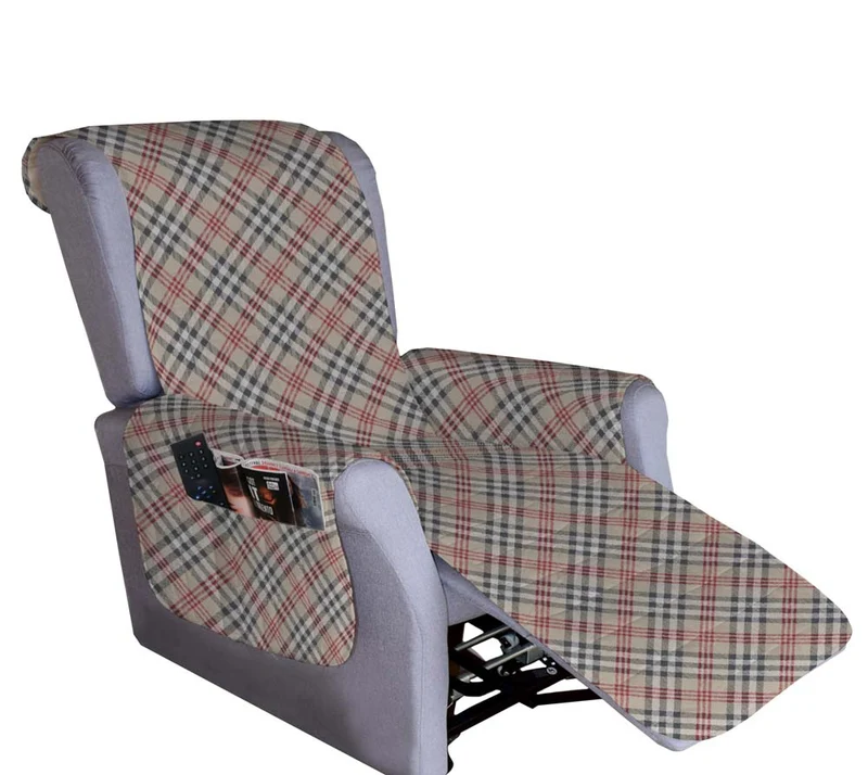 Copripoltrona Trapuntato per Poltrona Reclinabile Relax con Doppie Tasche Made in Italy Il Gruppone