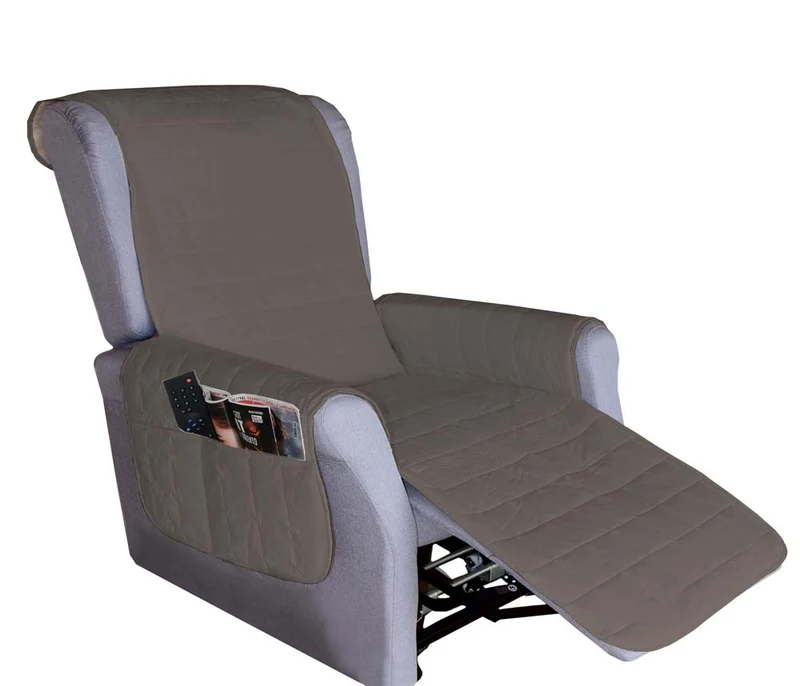 Copripoltrona Trapuntato per Poltrona Reclinabile Relax con Doppie Tasche Made in Italy Il Gruppone