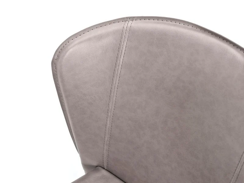 Set da 4 Sedia moderna in similpelle schienale curvo cm 49x56x82h - vari colori