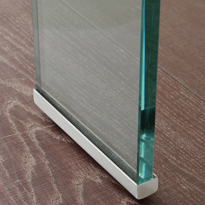 Mini Glass - Tavolo design allungabile piano in vetro struttura in metallo cm 140/200x80x75h